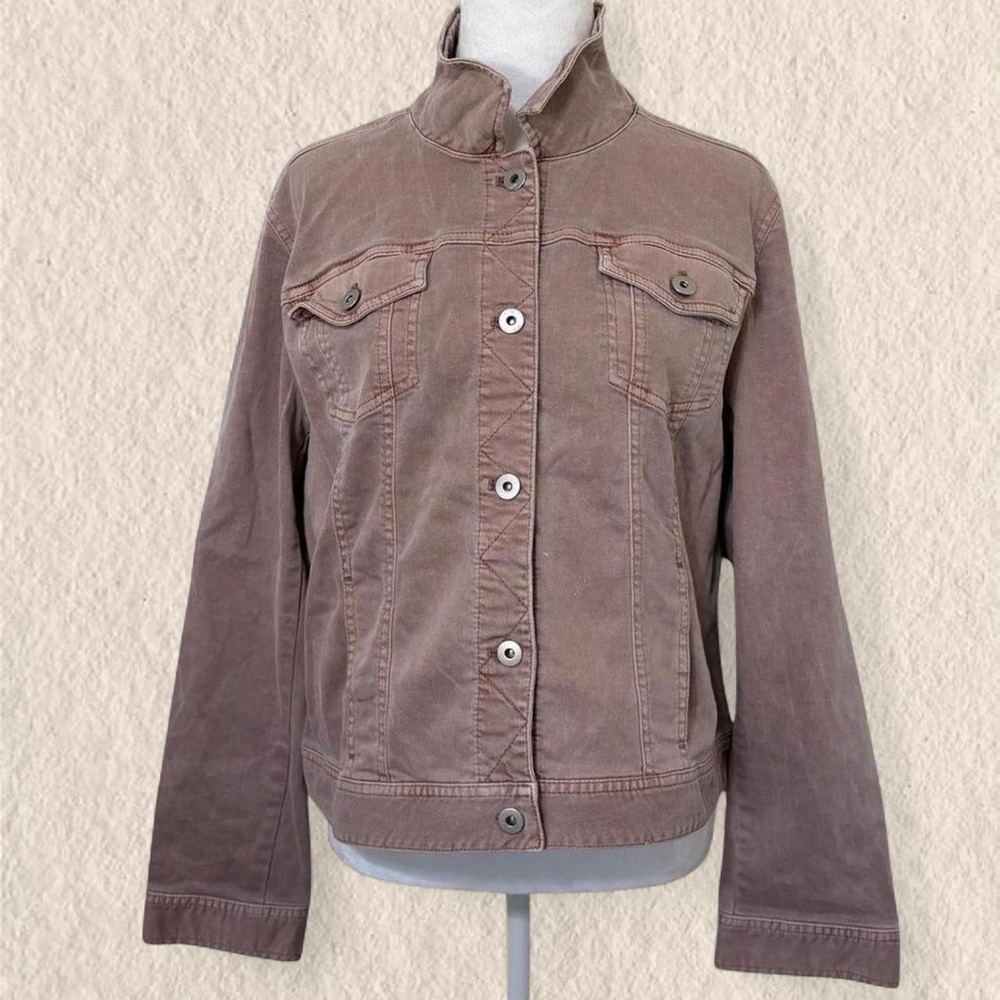 J. Jill Dusty Pink Jean Jacket